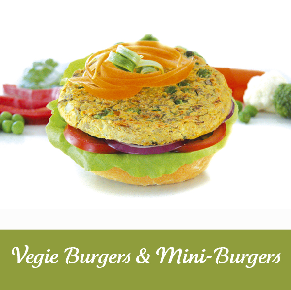 Vegie Magic Vegie Burgers and Mini Burgers